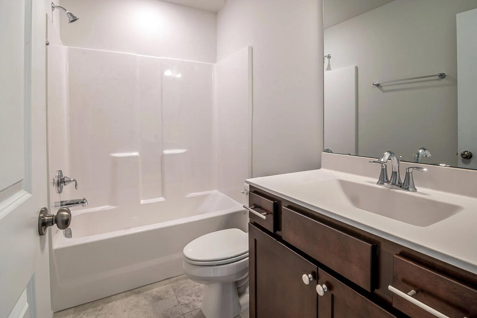 Bathroom layout and fittings